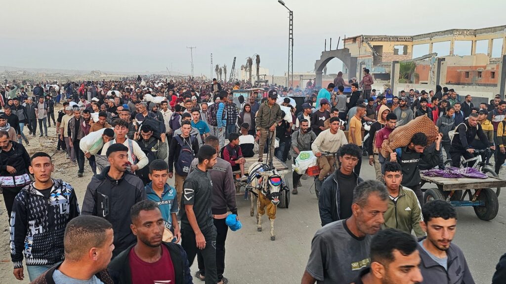 At least 21 killed by Israeli gunfire near Gaza aid site, health ministry says