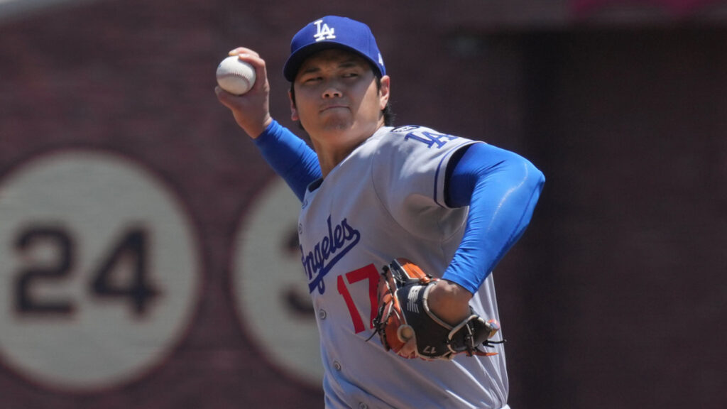 Dodgers’ Shohei Ohtani hits new benchmark in pitching return