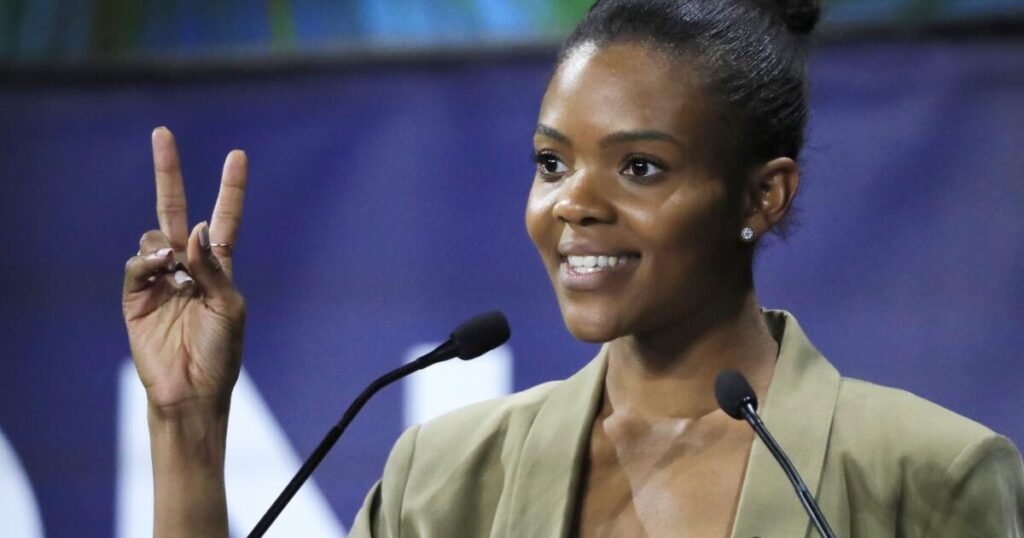Column: Can the president and first lady of France stop Candace Owens’ lies?