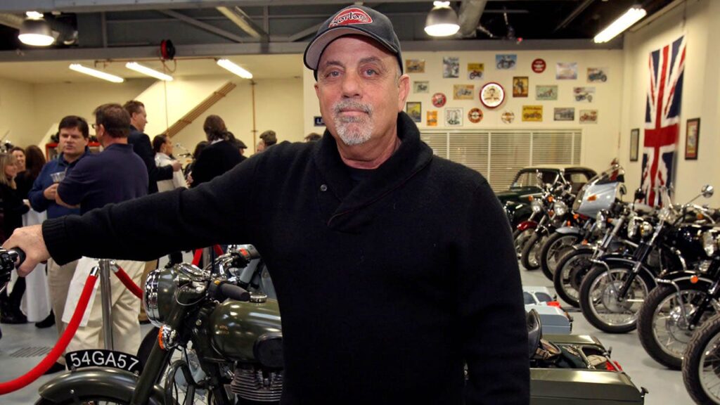 Billy Joel to auction motorcycle collection following brain disorder diagnosis