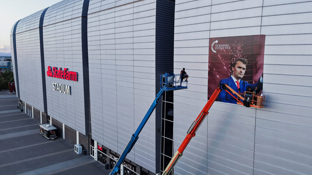 Charlie Kirk memorial happening Sunday in Arizona; Erika Kirk to speak