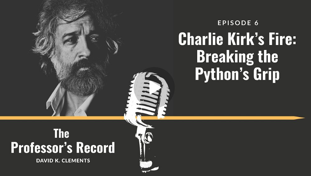 David Clements at the Professor’s Record Honors Charlie Kirk