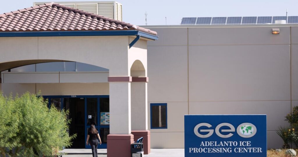 What one reader heard when she visited the Adelanto detention center