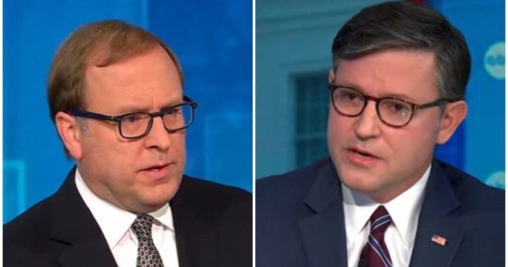 Speaker Mike Johnson SCHOOLS Hyperventilating ABC Hack Jon Karl with a Simple Reminder After the Liberal Starts Whining About Trump’s Pardons (VIDEO) | The Gateway Pundit