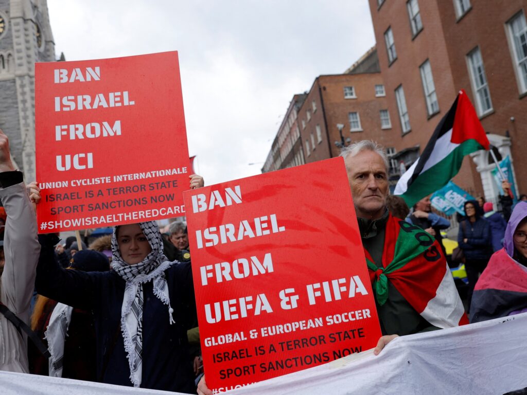 Irish football body overwhelmingly backs call for Israel’s ban from UEFA | Football News