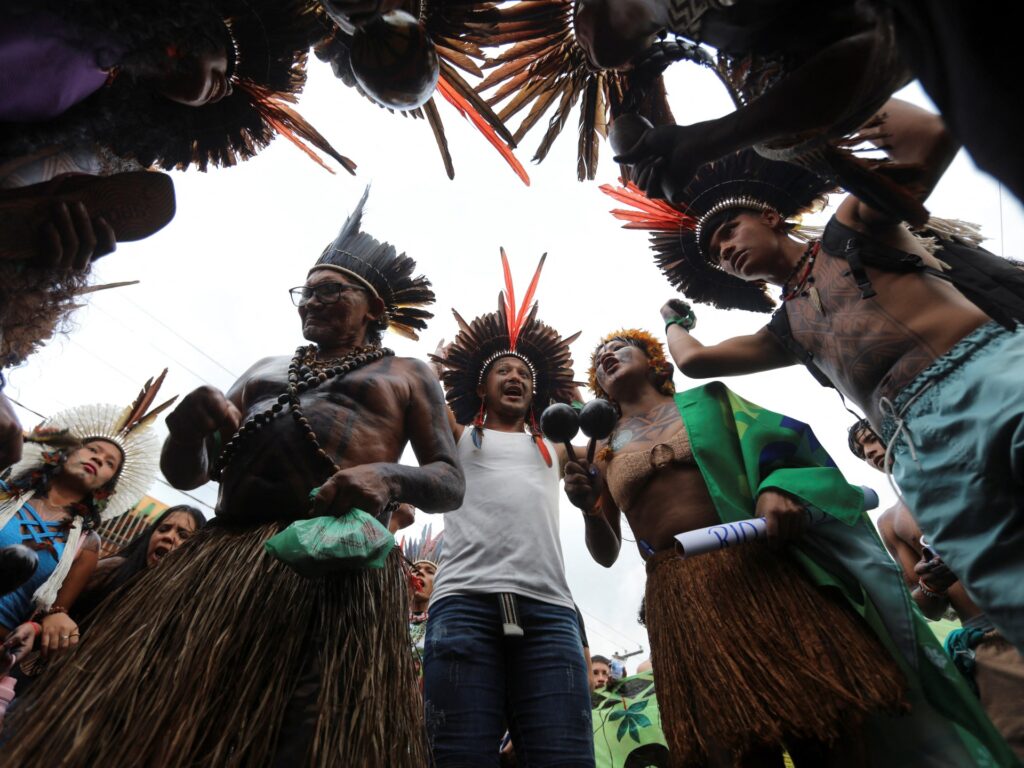 ‘Our land is not for sale’: Indigenous people protest at COP30 in Brazil | Climate News