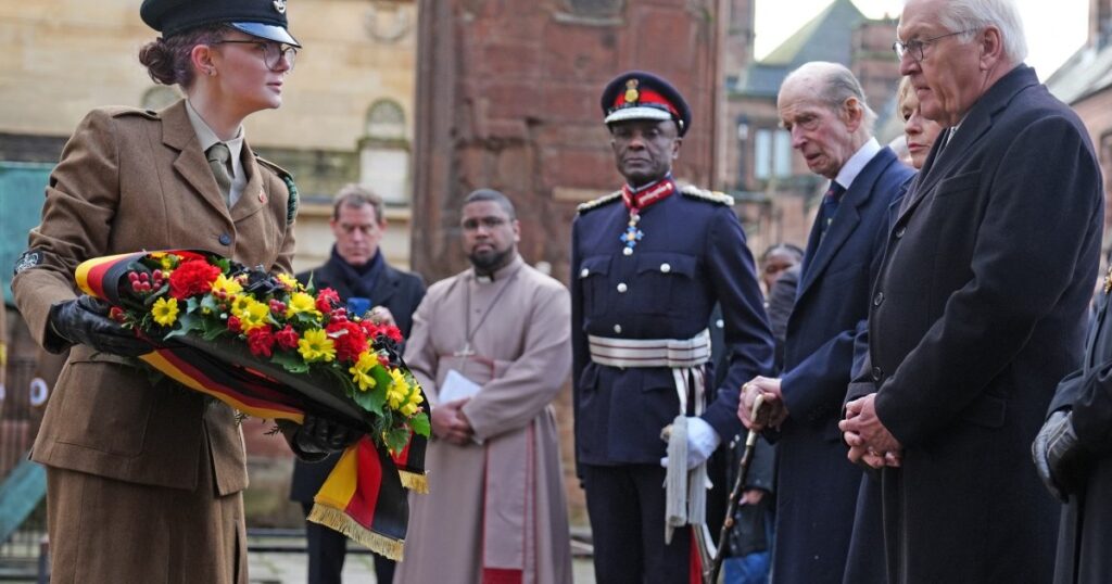 German president visits WWII UK bombing site amid unity against Russia | Russia-Ukraine war News