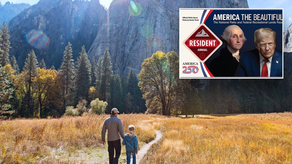 Lawsuit filed over Trump’s face replacing park photo on national pass