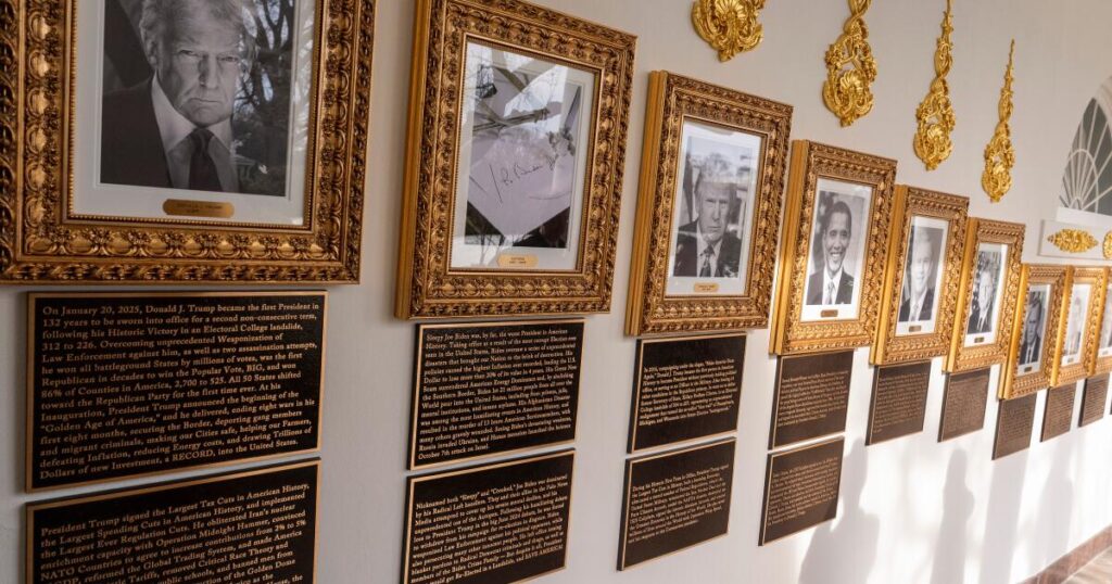 Letters to the Editor: Trump’s new disparaging presidential plaques are ‘despicable’
