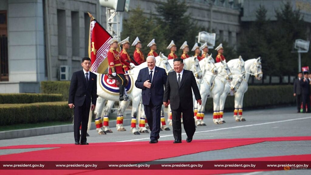 Belarus leader Lukashenko visits North Korea for first time