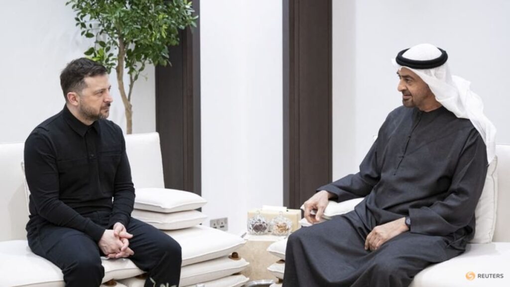 Ukraine, UAE agree to cooperate on defence, Zelenskyy says