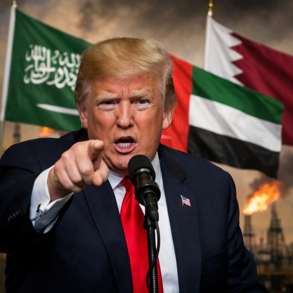 Trump Demands Gulf States Pay $5 Trillion To Fund War