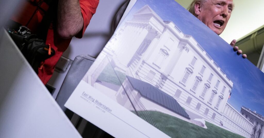 Column: Given everything in the news, why care about the White House demolition?