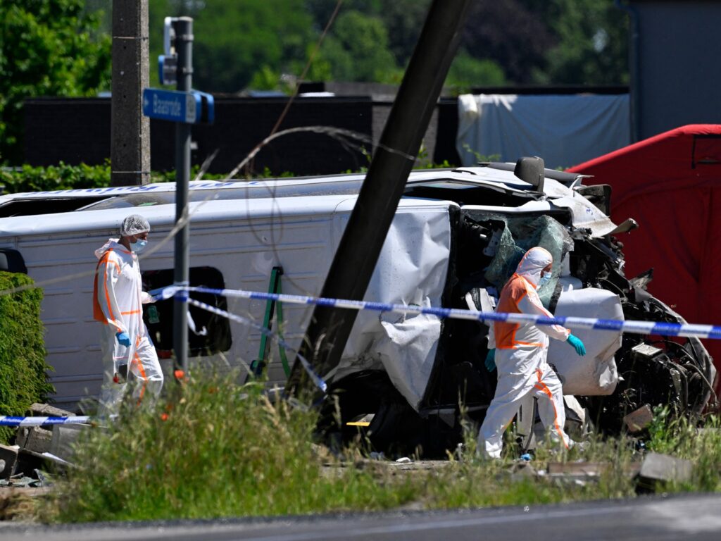 Four people killed after minibus collides with train in Belgium | Transport News