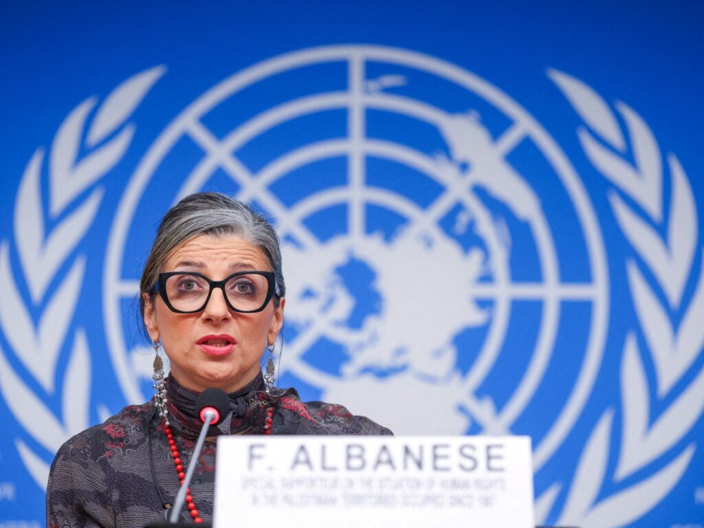 US says it has not changed its stance on sanctioning Francesca Albanese | Israel-Palestine conflict News