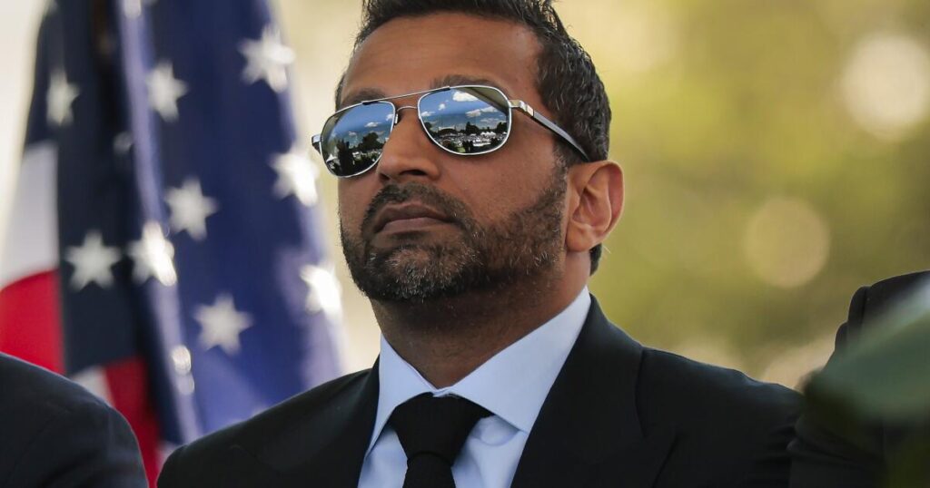 Contributor: The Navy’s inexcusable accommodation of Kash Patel