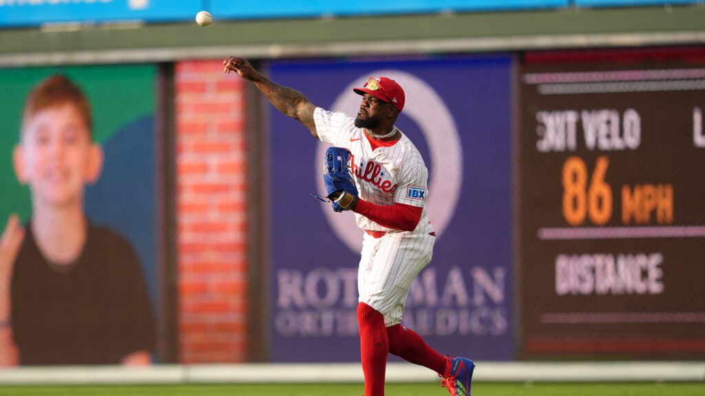 Adolis Garcia’s injury creates a huge void in the Phillies outfield