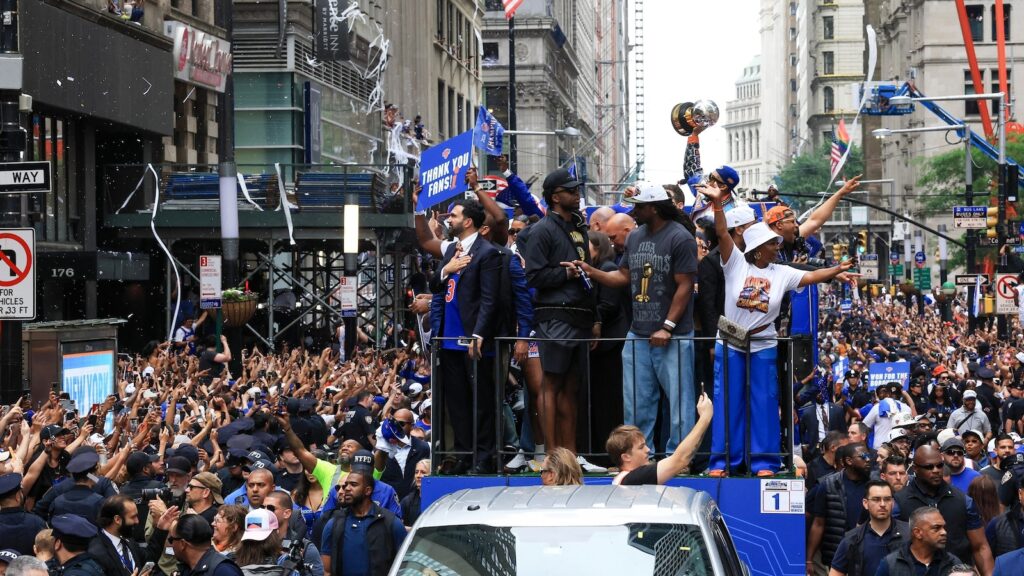 New York City celebrates Knicks NBA Finals victory in ticker-tape parade