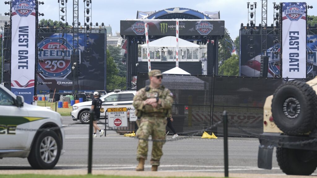Security for UFC fights at White House will be at Super Bowl level, Secret Service says