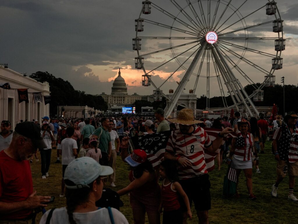 Severe weather disrupts US’s 250th celebrations | Donald Trump News