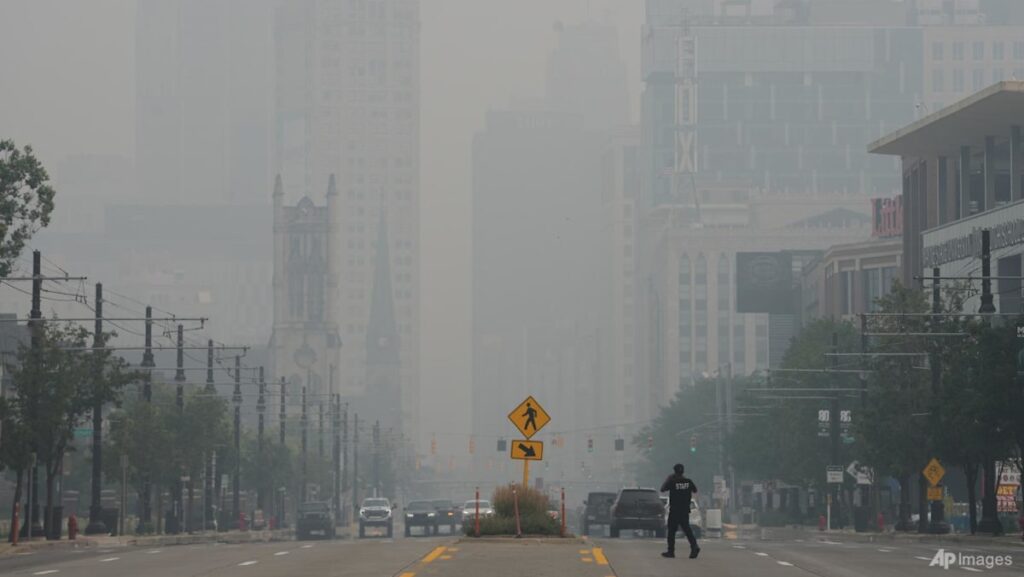 Hazardous Canadian wildfire smoke choking millions in US