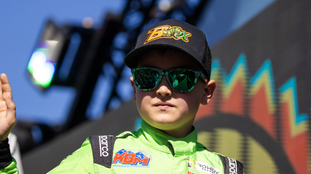 Brexton Busch honors late father Kyle after winning first race since his death
