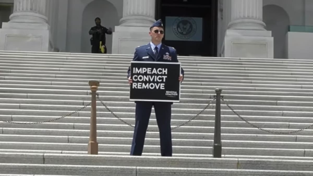 US Air Force to investigate officer who called for Trump impeachment