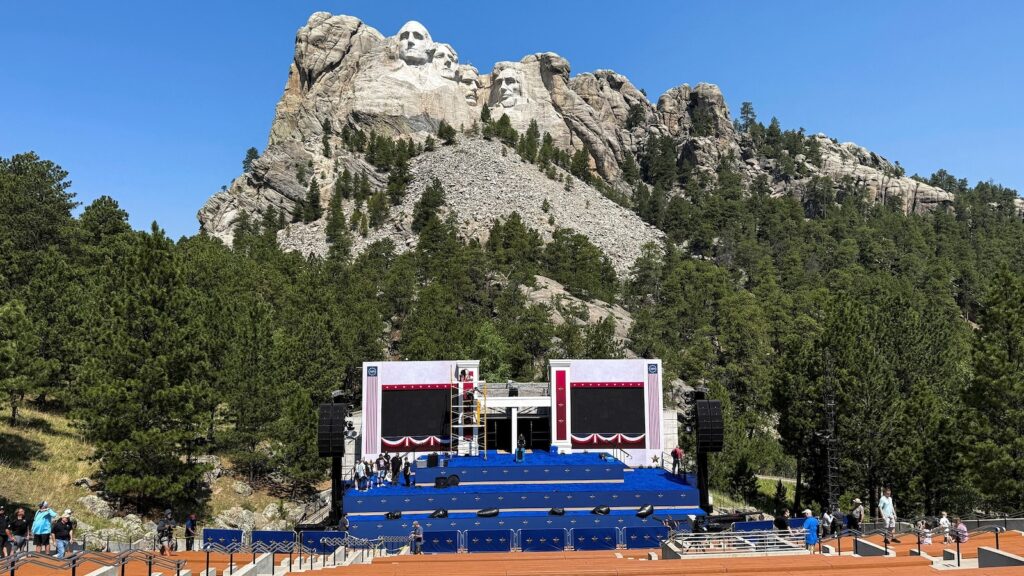 Trump heads to Mount Rushmore to kick off America 250 celebrations