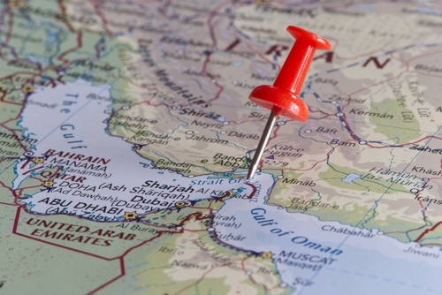 Strait Of Hormuz Nearly Deserted