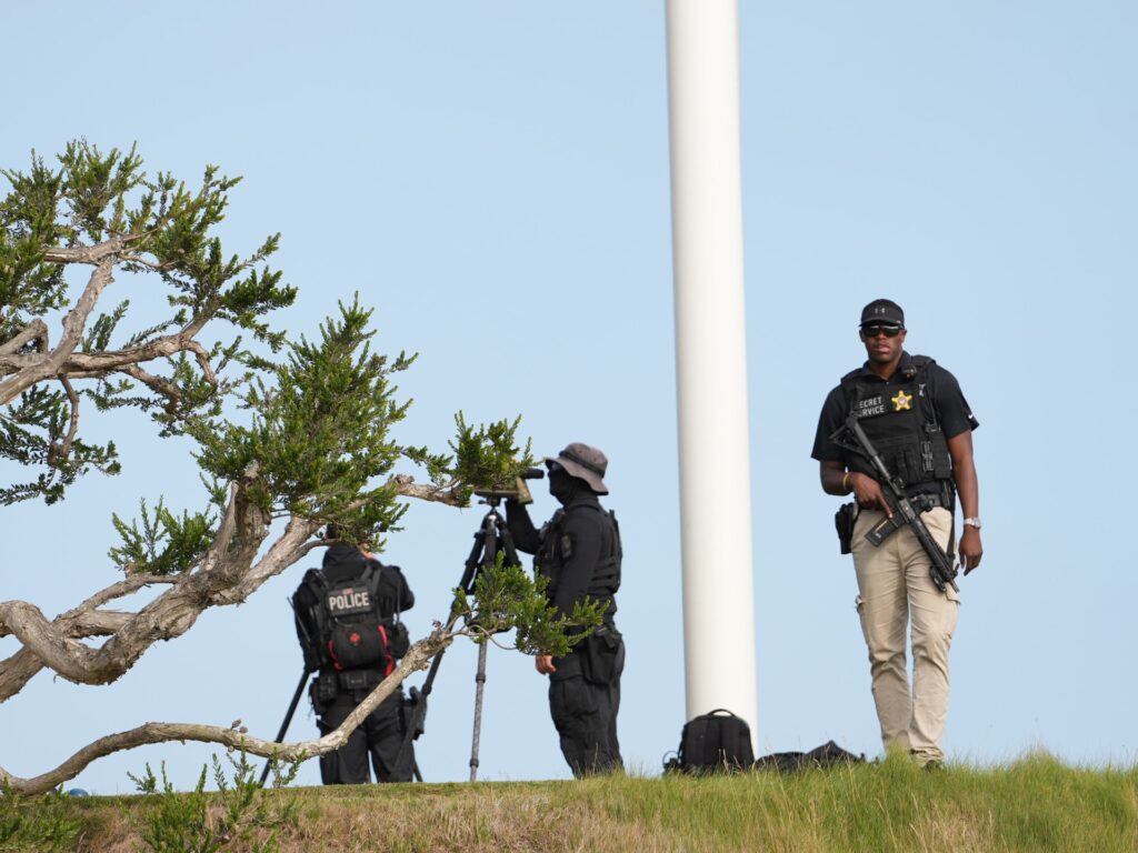 Armed man arrested at Trump’s LA golf course ahead of president’s visit | Donald Trump News