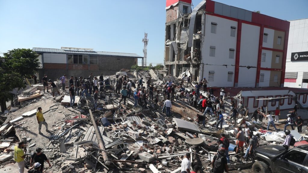 Colombia earthquake: At least 50 dead, people trapped in collapsed buildings, officials say