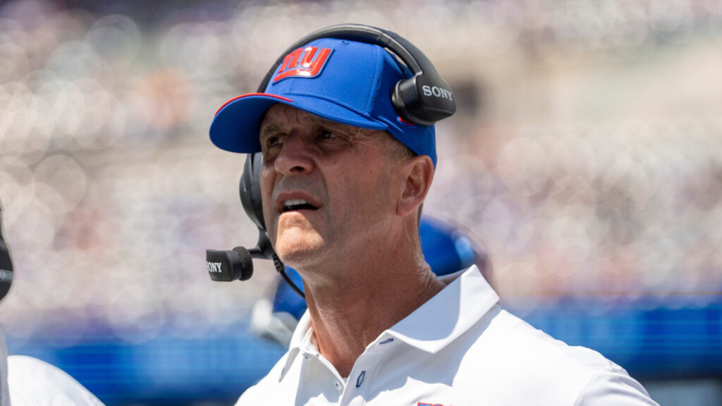 Giants’ John Harbaugh reacts to concerning Cam Skattebo report