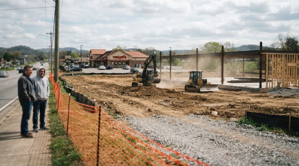 New Development Rising on Old Middlebrook Pike