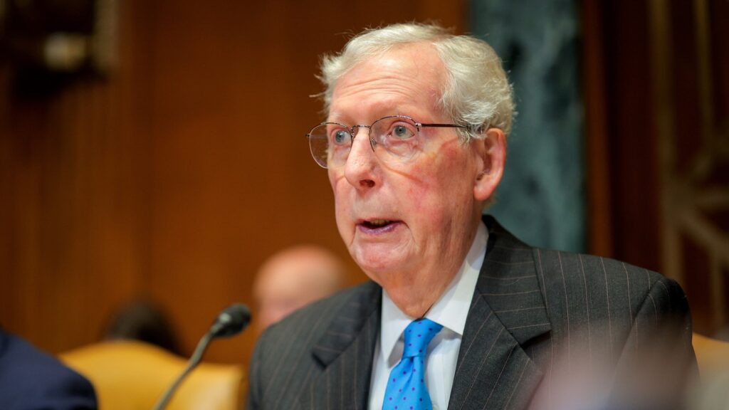 Sen. Mitch McConnell discharged from rehab facility