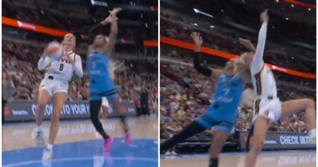 WNBA Thug ASSAULTS Sophie Cunningham During Game, Sending Her Tumbling to Ground – Blames “White Privilege” After Getting Ejected (VIDEO)