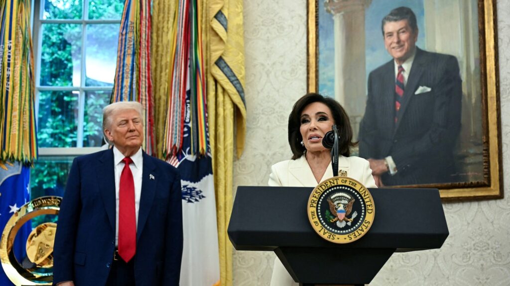 Trump doesn’t rule out firing Jeanine Pirro after Reflecting Pool meeting