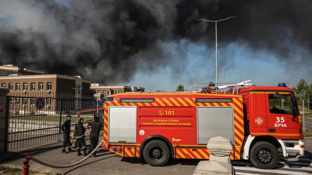 At least 37 killed in Bucha following Russian strike