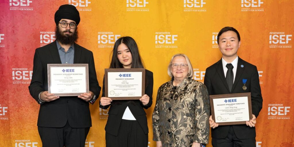 IEEE Presidents’ Scholarship Honors Teen Innovators
