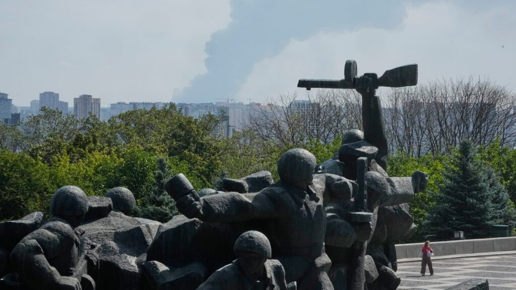 Russia says it launched a ‘massive’ overnight strike on 9 Ukrainian cities