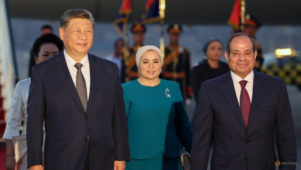 China’s Xi to hold talks with Egypt’s Sisi in rare visit to country