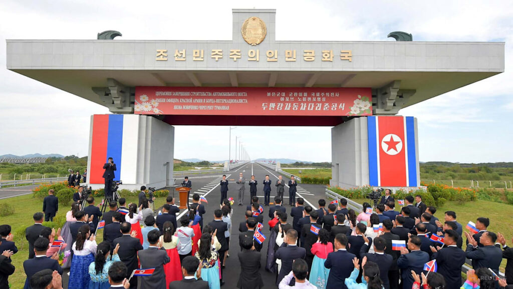 North Korea calls Russia bridge a sign of tighter ties