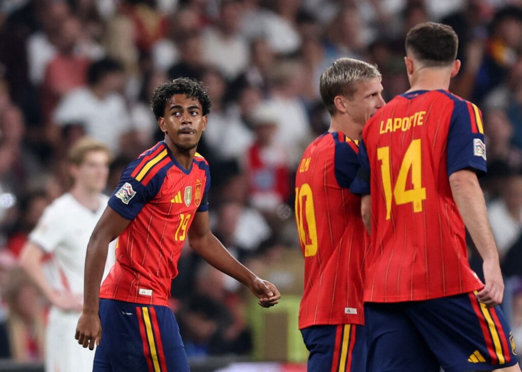 Yamal nets in Spain’s 3-2 comeback win against England in Nations League | Football