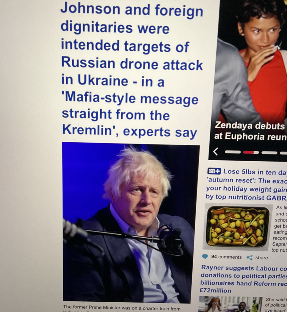 Boris Johnson The Warmonger Or Corrupt Neocon?