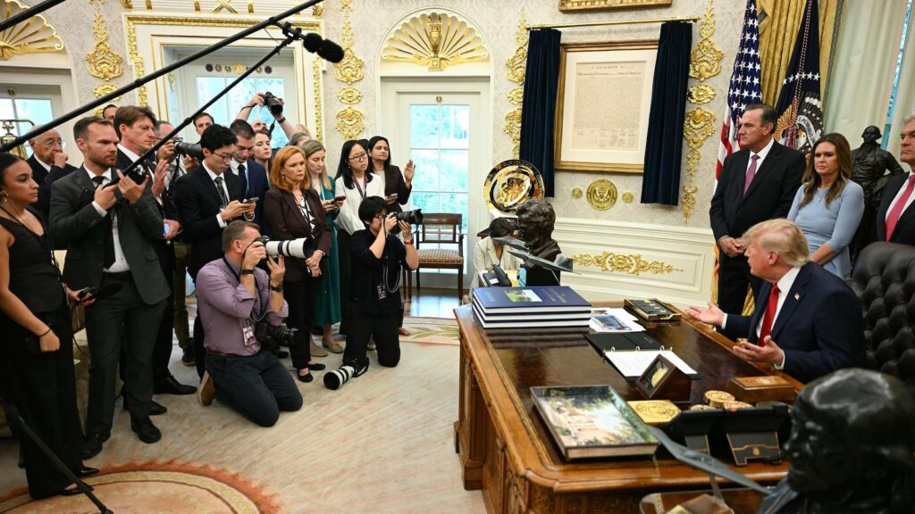 Trump says he is banning CNN, MSNOW and Politico from the White House