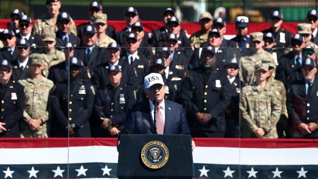 Trump claims firefighters carried him from ground zero days after 9/11 attack