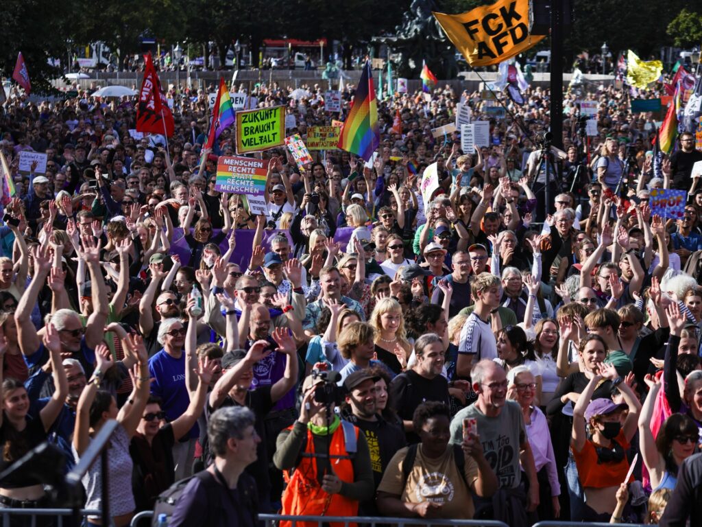 Tens of thousands march across Germany to protest far-right party AfD | Civil Rights News