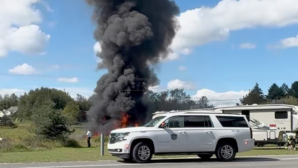 Texas Air National Guard F-16 crashes in Michigan, sparking hourslong evacuation