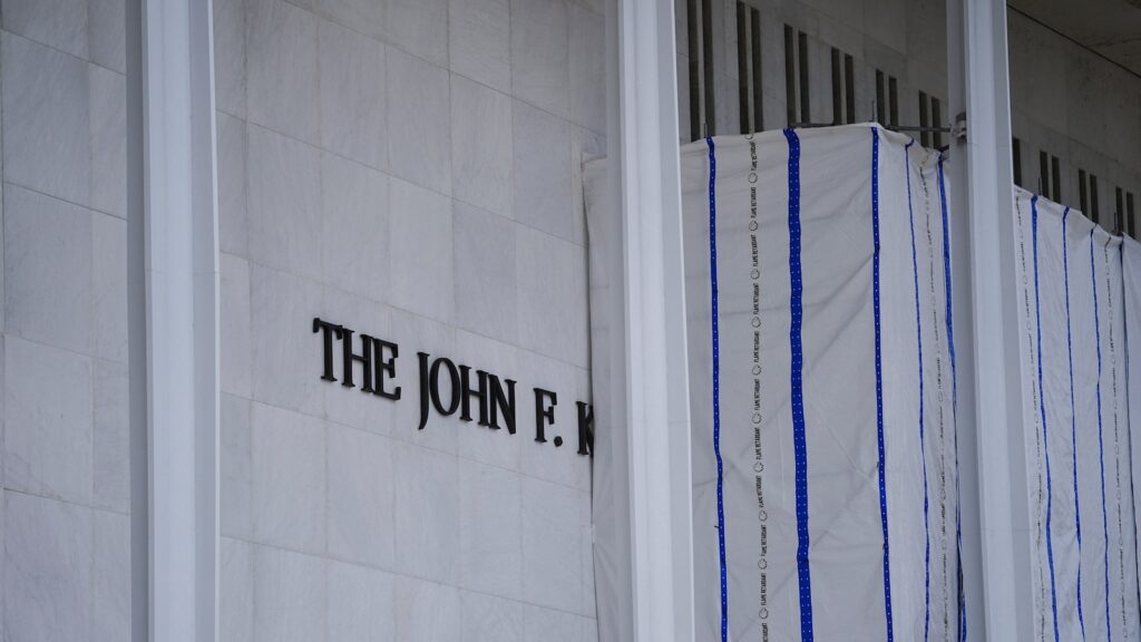 Judge blocks adding Trump tribute to Kennedy Center facade