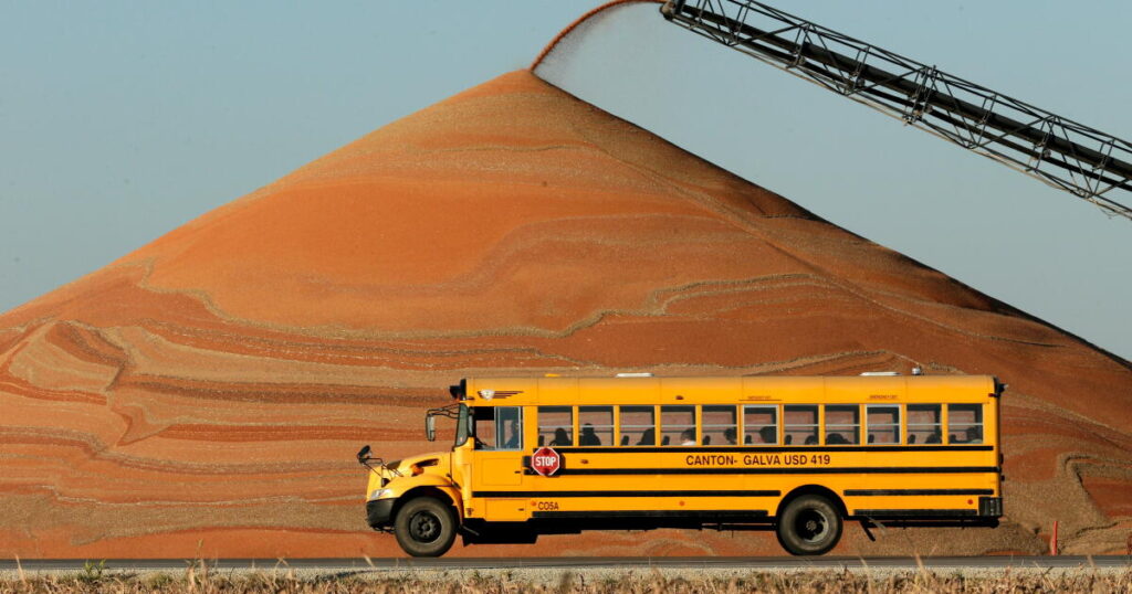 The shrinking number of school buses is an environmental step backward