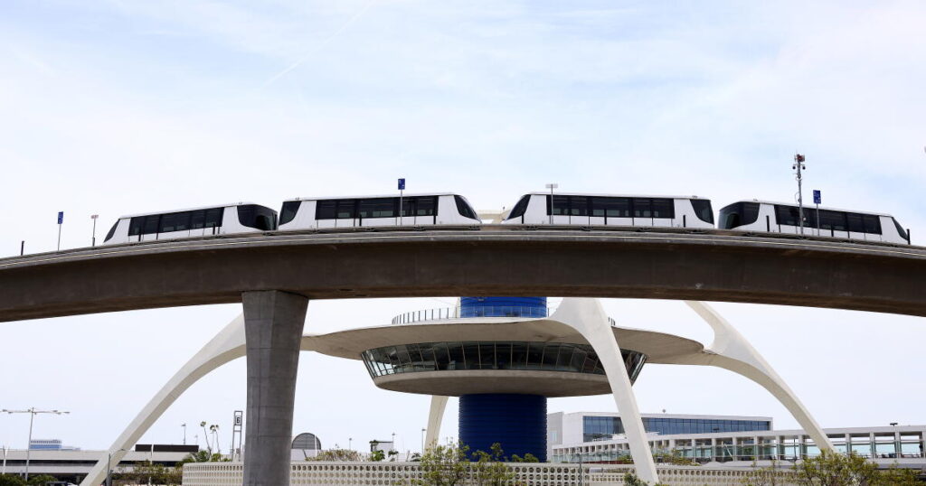 Letters to the Editor: Of course the LAX people mover is delayed. It’s an L.A. city project